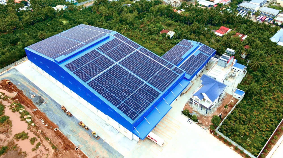 Industrial rooftop solar – optimized capacity